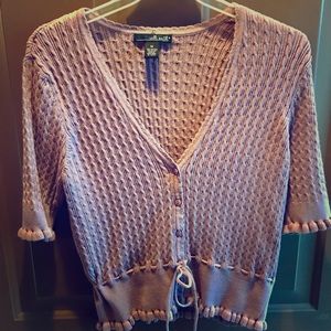 Willi Smith short sleeve sweater